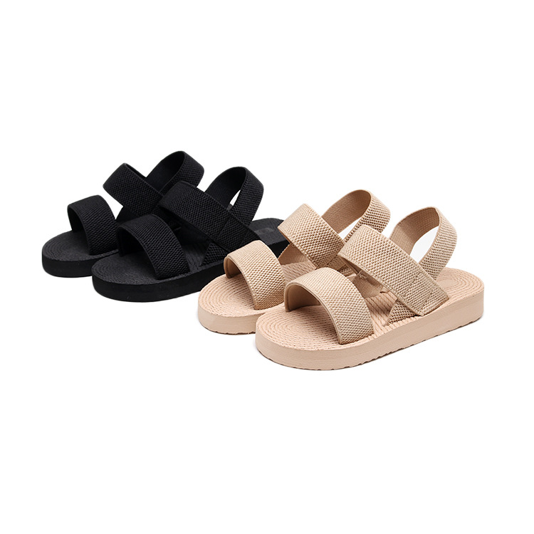 Summer New Outer Wear Wedge Fashion Trendy Sandals Women's Casual Outer Wear Open-Toe Sandals and Slippers Factory Direct Supply
