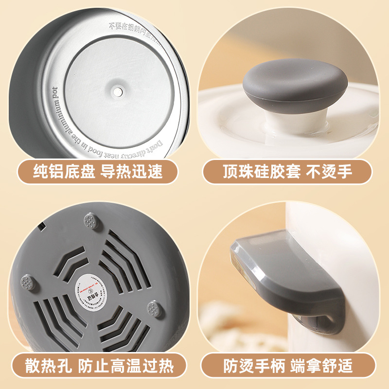 Ceramic Inner Pot Electric Stew Pot Porridge Pot Soup Pot Multi-Functional Reservation Pot Stew Soup Baby Food Supplement Mini Electric Stew Pot
