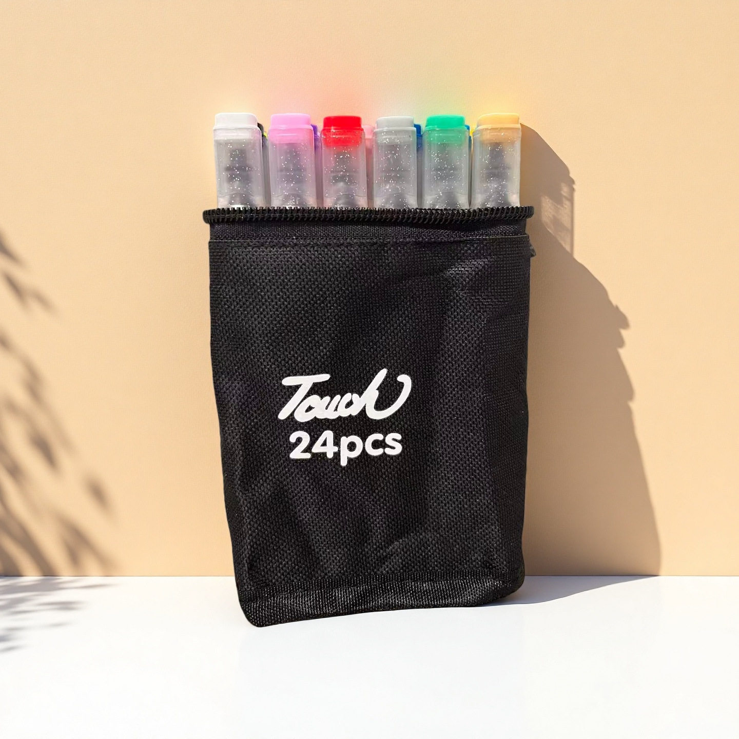 Набор маркеров для студентов, двусторонние, масляные, 24 цветных ручки