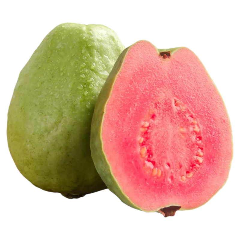 Guangxi Soft and Glutinous Red Heart Guava 2.5kg Seasonal Fresh Fruit Guava Soft and Glutinous Rouge Red Guava Whole Box Free Shipping