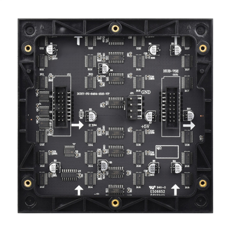 RGB-Matrix-P2-64x64 full color LED dot matrix 2mm pitch display brightness adjustable support cascade