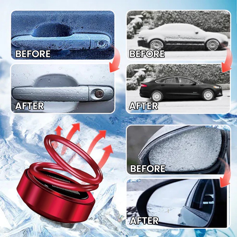Cross-border explosions-Homonth portable dynamic molecular heater car window snow and ice removal