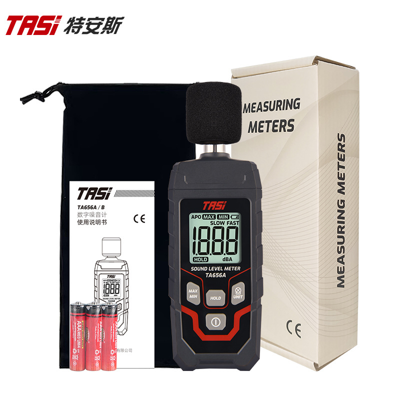 Teans Decibel Tester TA656A Noise Tester Home Volume Measurement Sound Detector Noise Meter