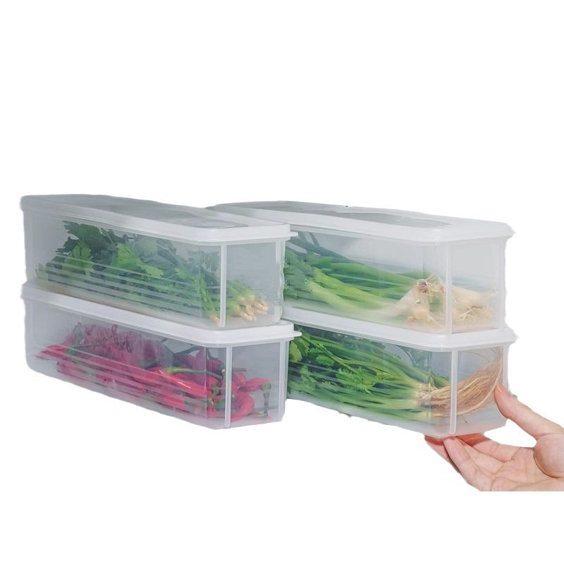 Coriander Box, Green Onion Storage Box, Refrigerator Whole-Stem Preservation Tool, Thickened Noodle Box, Egg Prep Box, Sealed Preservation Box