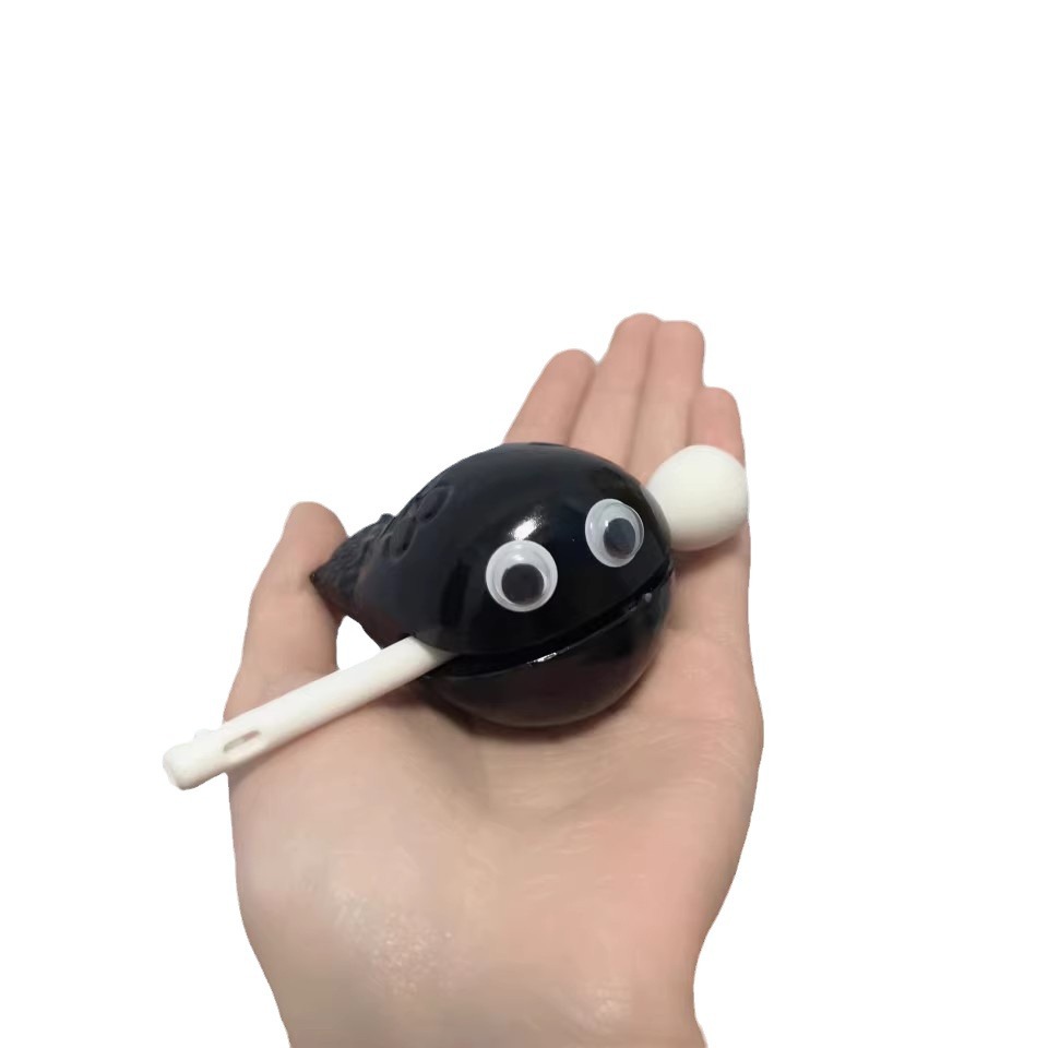 Wooden Fish Knocking Portable Wooden Fish Household Ornaments Mini Birthday Gift for Best Friend Buddhist Decompression Small Wooden Fish