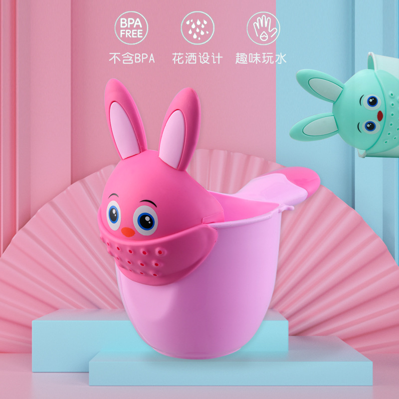 Children's Shampoo Cup Baby Baby Shower Shampoo Cup Maternal and Infant Products Wholesale Factory Direct Supply Rabbit Shampoo Cup