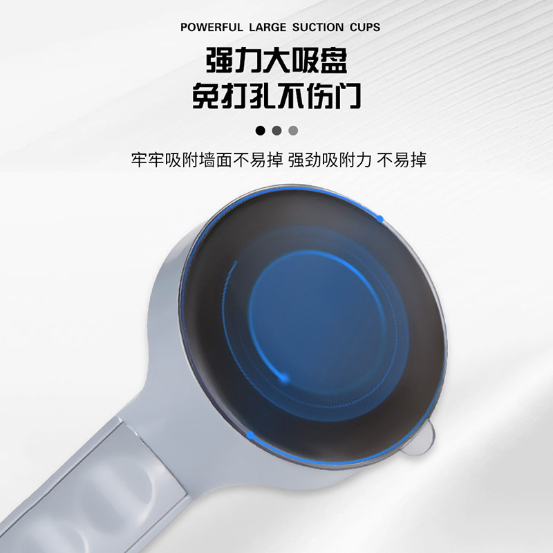 No-Drill Bathroom Anti-Fall Suction Handle Bathroom Grab Bar Suction Handle Glass Door Window Elderly Handle