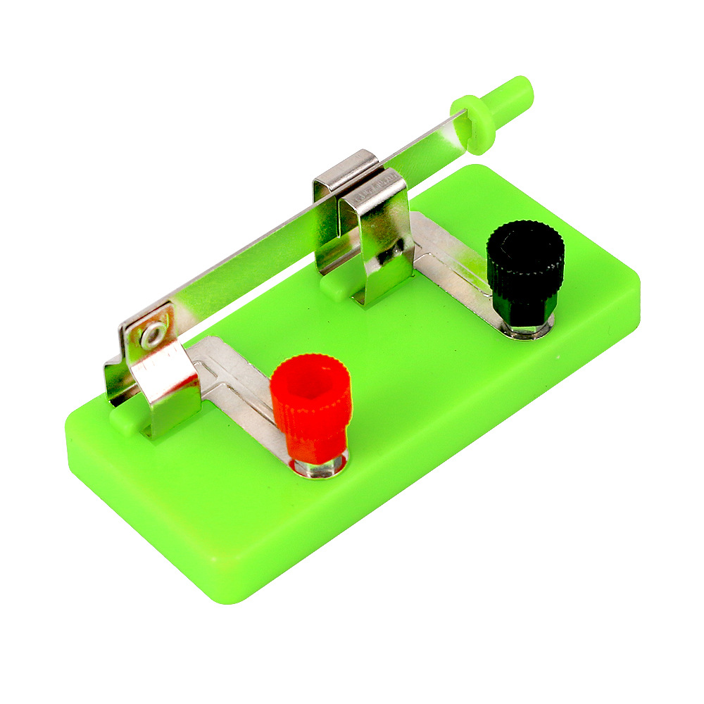 Single-Knife Single-Throw Switch Primary School Junior High School Physics and Electricity Experimental Instrument Series and Parallel Electrical Single-Suction Switch