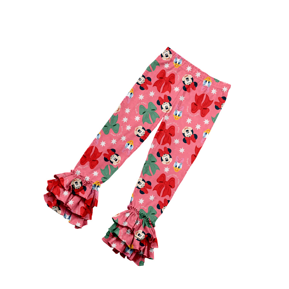 High-Quality Foreign Trade Children's Clothing Printed Children's Cute Creative Custom Autumn Trousers