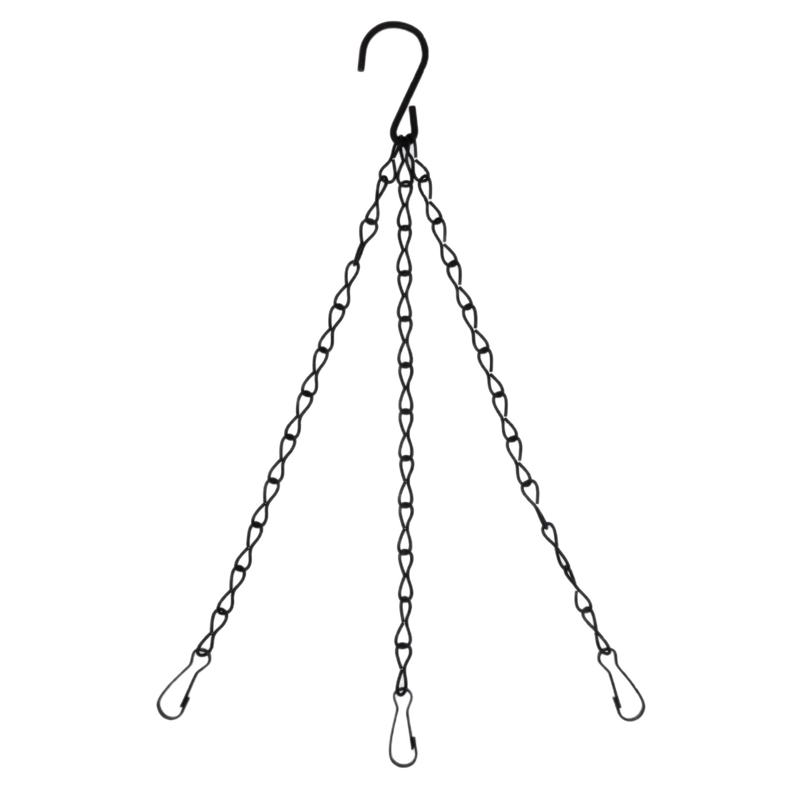 Metal Garden Flower Pot Hanging Chain Set of Three for Bonsai Hanging Iron Chain Figure-Eight Chain Hanging Chain