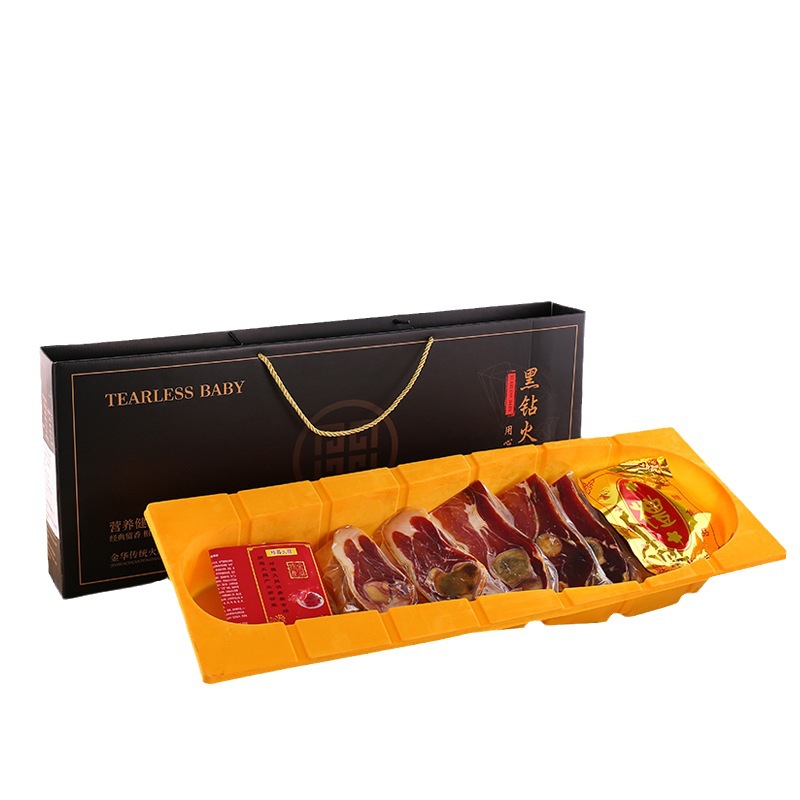 Authentic Jinhua Specialty Large Ham Gift Box for Mid-Autumn Festival High-End Gift 4 Pounds 5 Pounds 3kg Sliced Whole Leg Wholesale