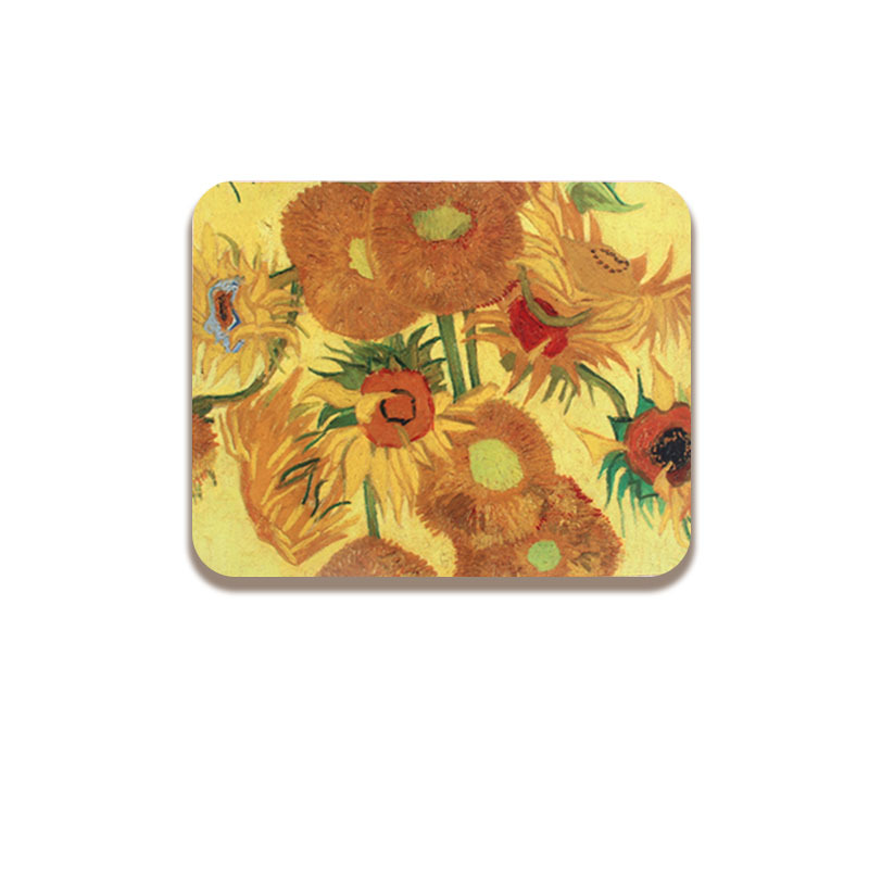 Van Gogh Oil Painting Mouse Pad Home Office Desktop Small Thickened Gaming E-Sports Keyboard Pad