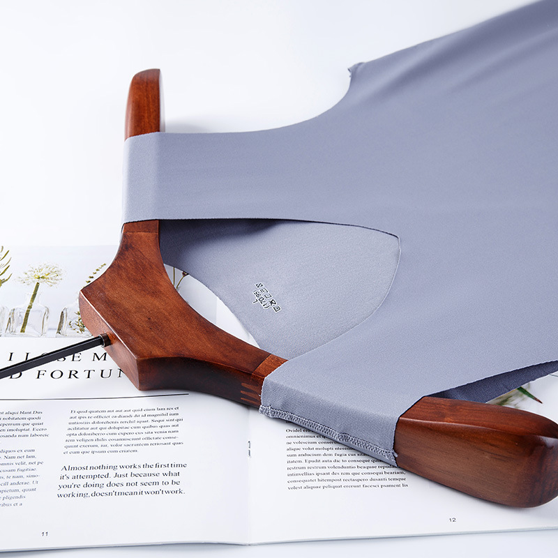 Men's Ice Silk Seamless Vest White Summer Tight Wide Shoulder Round Neck Sports Sleeveless Bottoming Thin One Piece Dropshipping