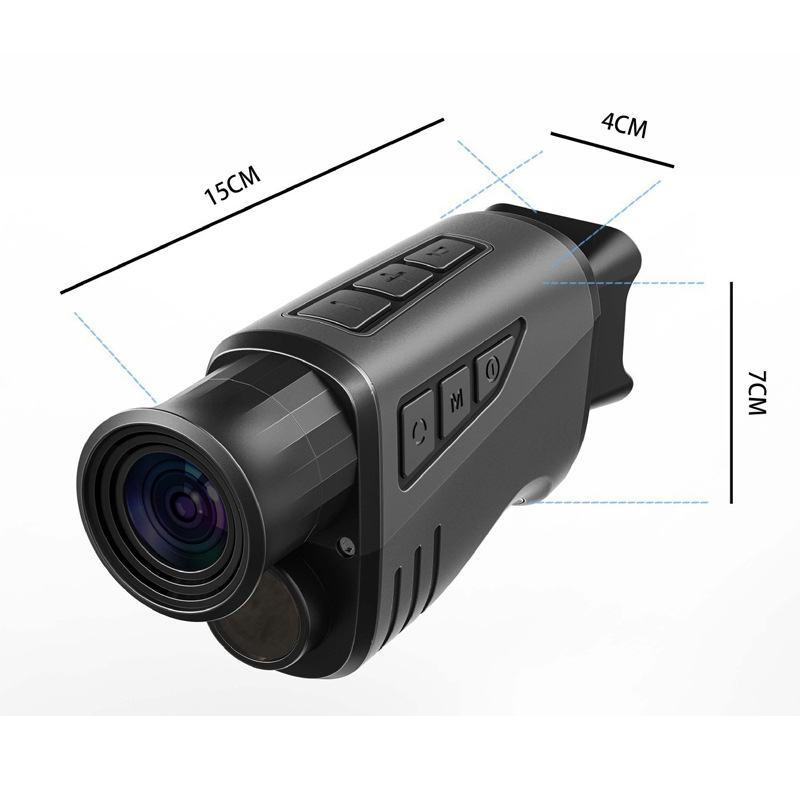 Source Factory High-Definition Monocular Telescope for Outdoor Use, Fully Black, Capable of Taking Photos and Videos, Dnv2000 Infrared Night Vision Device
