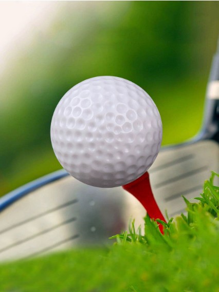 41mm White Golf Ball Pe Blow Molding Hollow Non-Porous Ball Indoor Practice Ball Pet Toy Ball