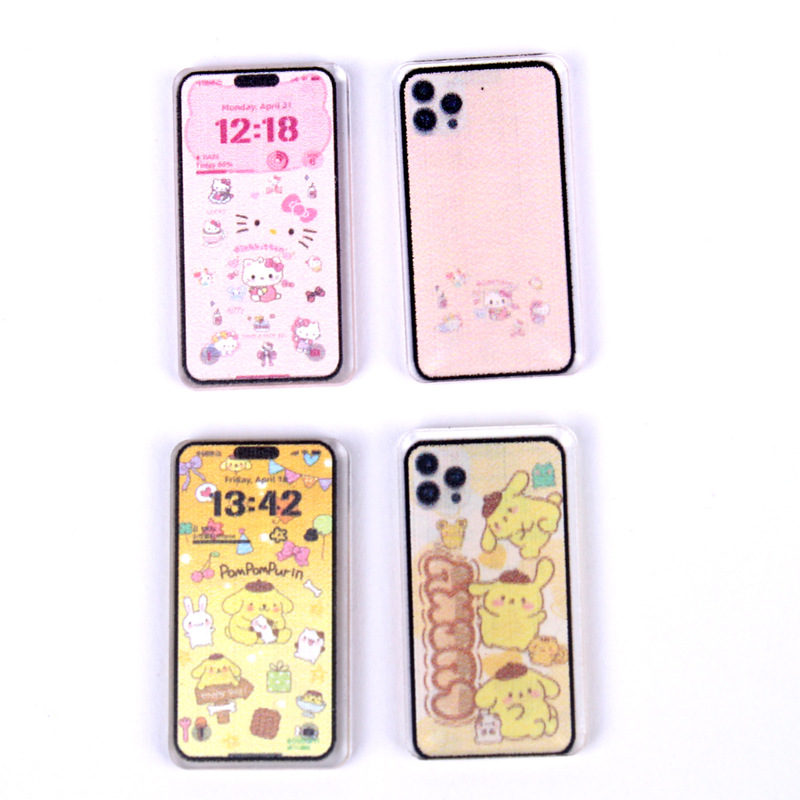 Mini simulation small mobile phone BJD phone toy Dollhouse miniature supermarket ornaments model doll house accessories