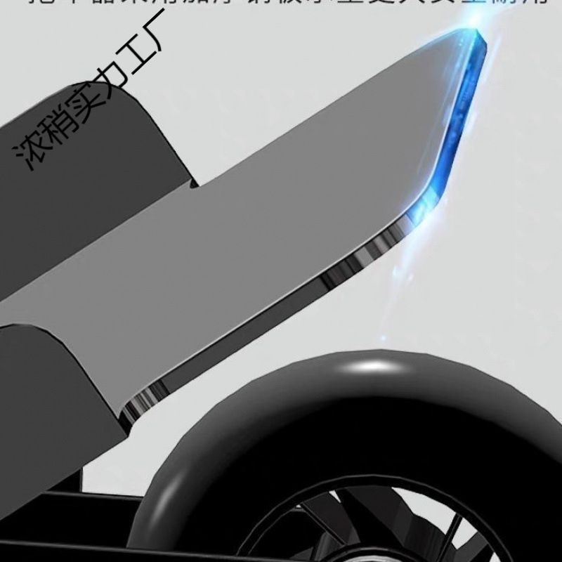 Electric Motorcycle Tire Blowout Self-Rescue Trailer, Two- or Three-Wheeler Flat Tire Emergency Auxiliary Riding Tire Booster