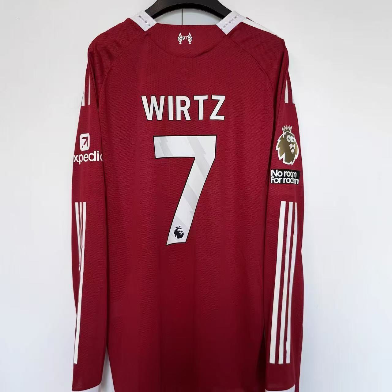 2526 Barcelona Real Madrid Liverpool Long-Sleeved Jersey No. 10 Yamar No. 10 Mbappe Home and Away Football Uniform