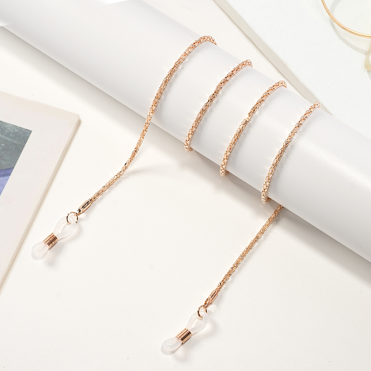 Diamond Chain Retro Halter Rope Fashion Lanyard Glasses Chain Female Popular Halter Metal Chain Glasses Decoration