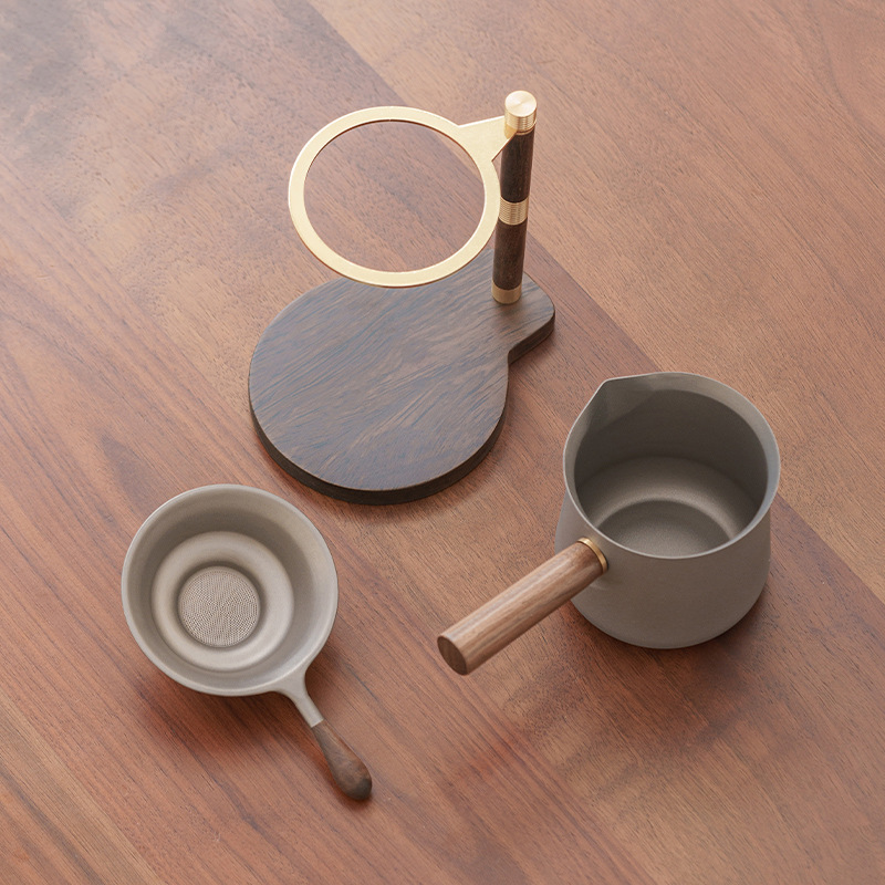 2025 New Model Pure Titanium Small Green Tangerine Special Teapot Fair Cup High-End Tea Strainer Integrated Brewing Tea Divider