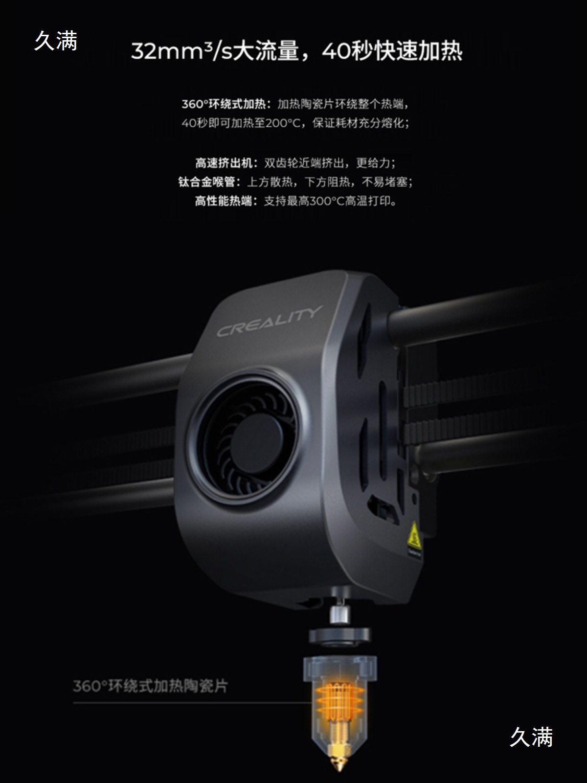 Three-Dimensional 3D Printer K1Max High-Speed Dual Automatic Leveling High Temperature High Precision Large Flow New Product Remote