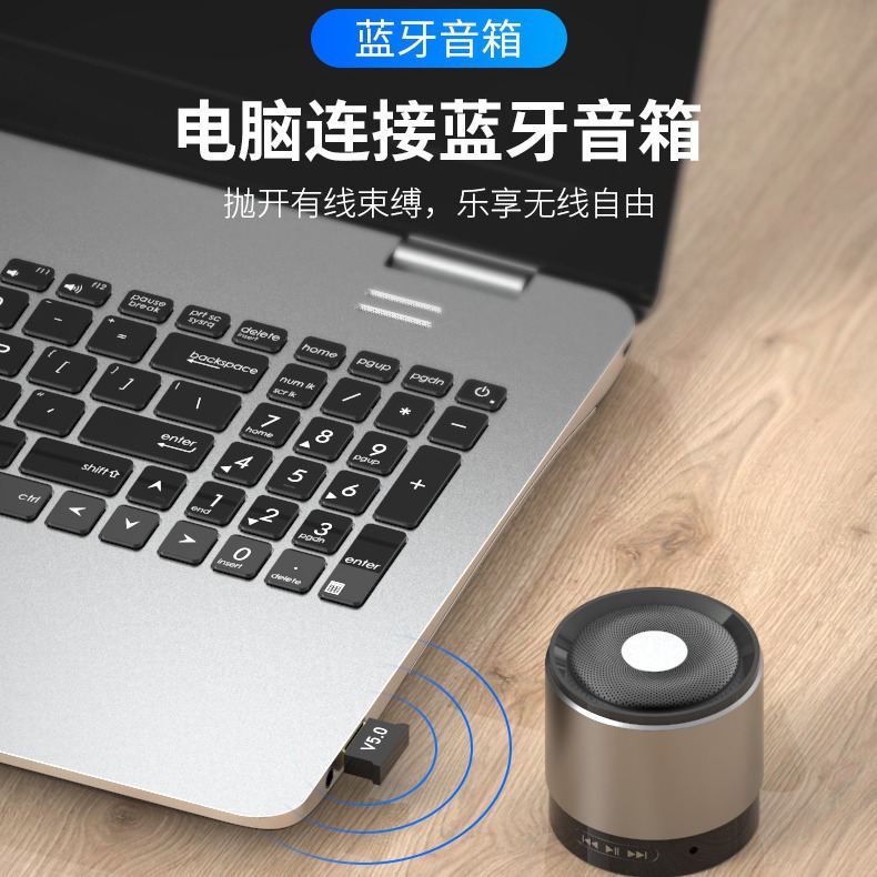 5.0 Bluetooth adapter USB audio adapter computer notebook wireless Bluetooth receiving transmitter 5.0