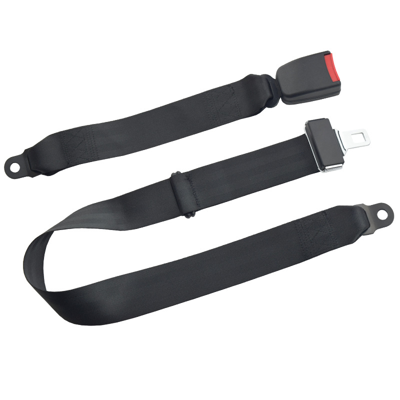 New Polyester Car Seat Belt Car Seat Side Plug Safety Belt Passenger Car Two-Point Luxury Safety Belt a
