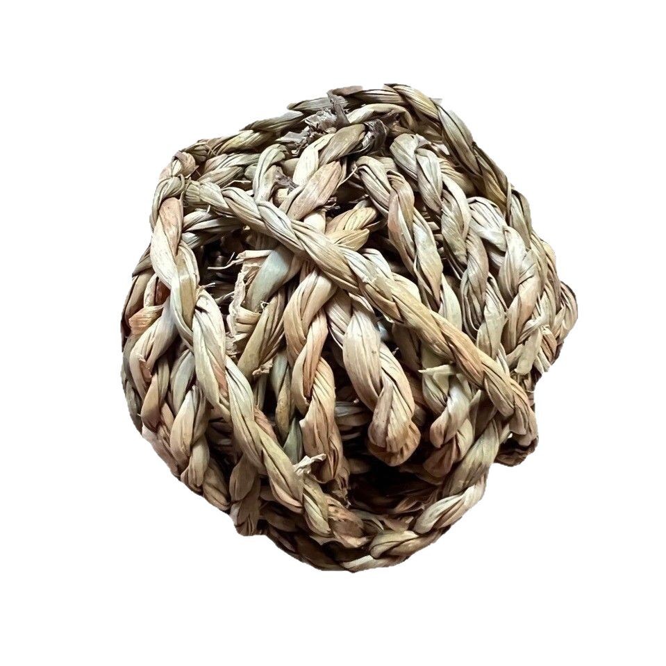 Pet Water Grass Ball Hamster Toy Ball Rabbit Bite Play Molar Water Grass Weaving Feeding Ball