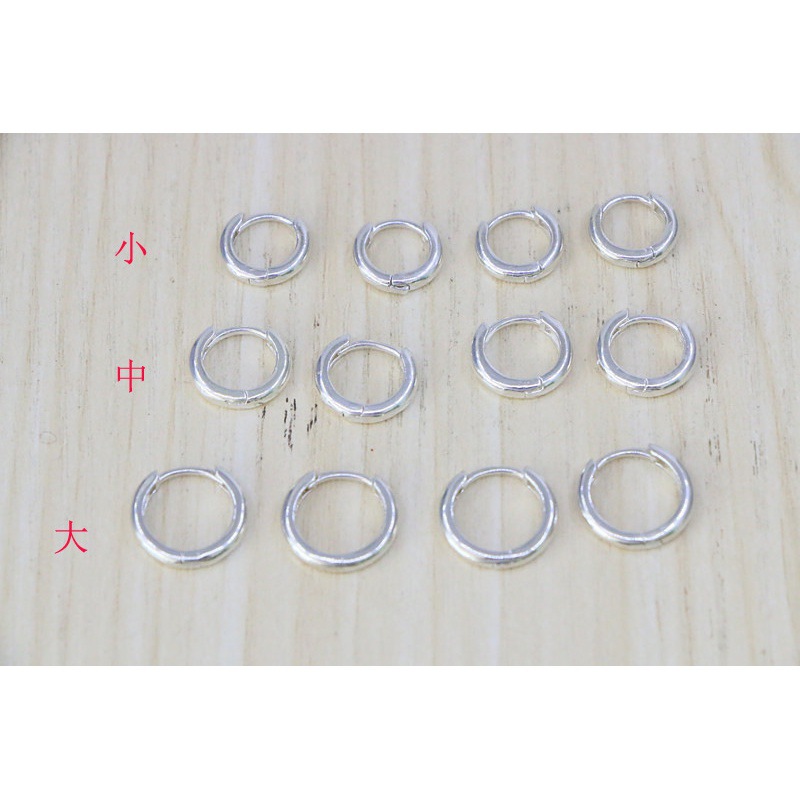 Sterling Silver Earrings, Women's Earrings, Korean Simple and Fashionable Glossy Earrings, Earrings That Don'T Need to Be Taken Off When Sleeping, Compact Earrings