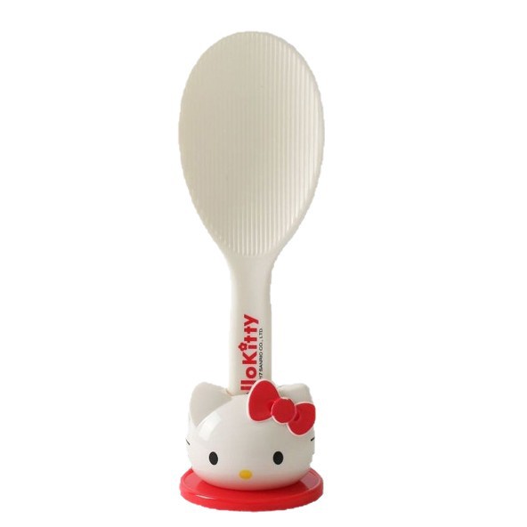 Kt Cat-Shaped Upright Rice Spoon, High Temperature Resistant, Food-Grade Plastic, Genuine High-Quality, Cute Upright Rice Spoon