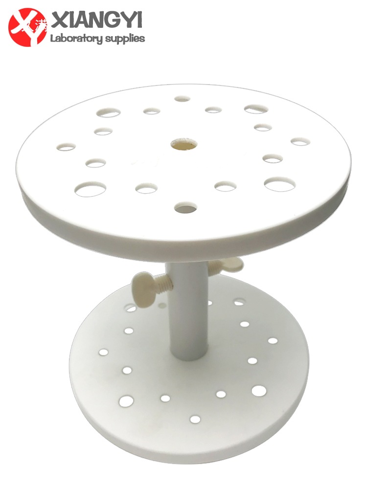 Marble Pipette Rack Acid and Alkali Resistant Plastic Disc Large Belly Pipette Rack Graduated Pipette 16 Holes Chemical Experiment