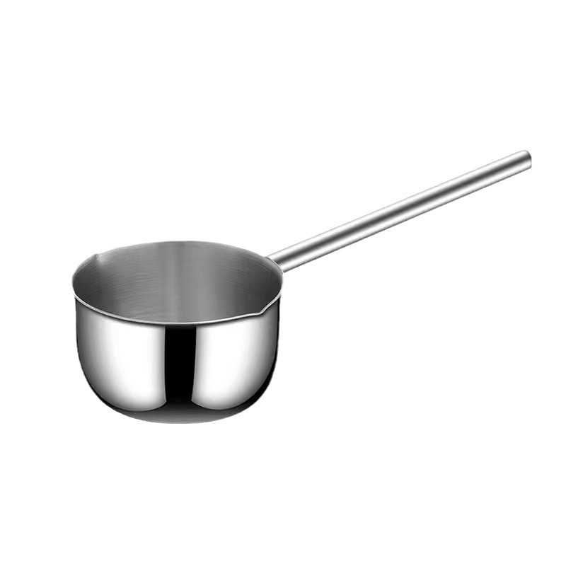 316 Stainless Steel Oil Splashing Pot Spoon Long Handle Hot Oil Small Pot Household Oil Burning Pan Oil Small Pot Soup Spoon