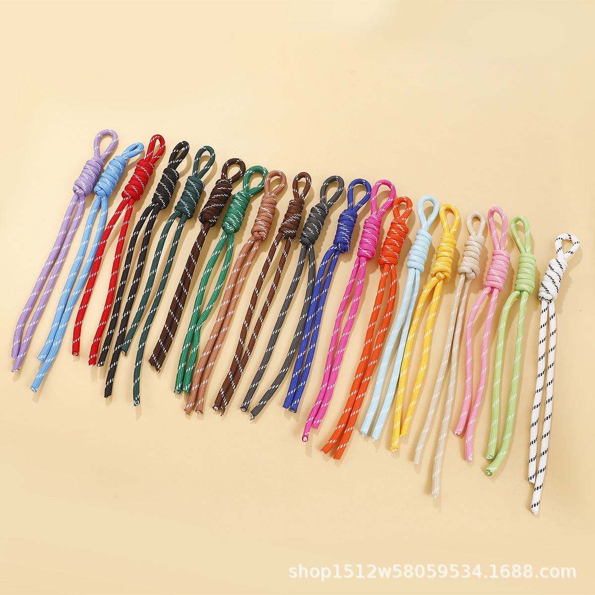 Яркий нейлоновый ручной шнур с римским узлом для ключей, стильный и универсальный, подвеска для сумки