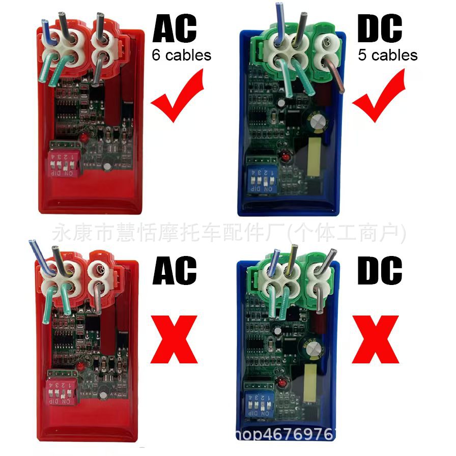 Motorcycle 6-Piece Ac/Dc Modified Igniter with Dial Code Suitable for Xlr125Xl125 Cg125 Gy61