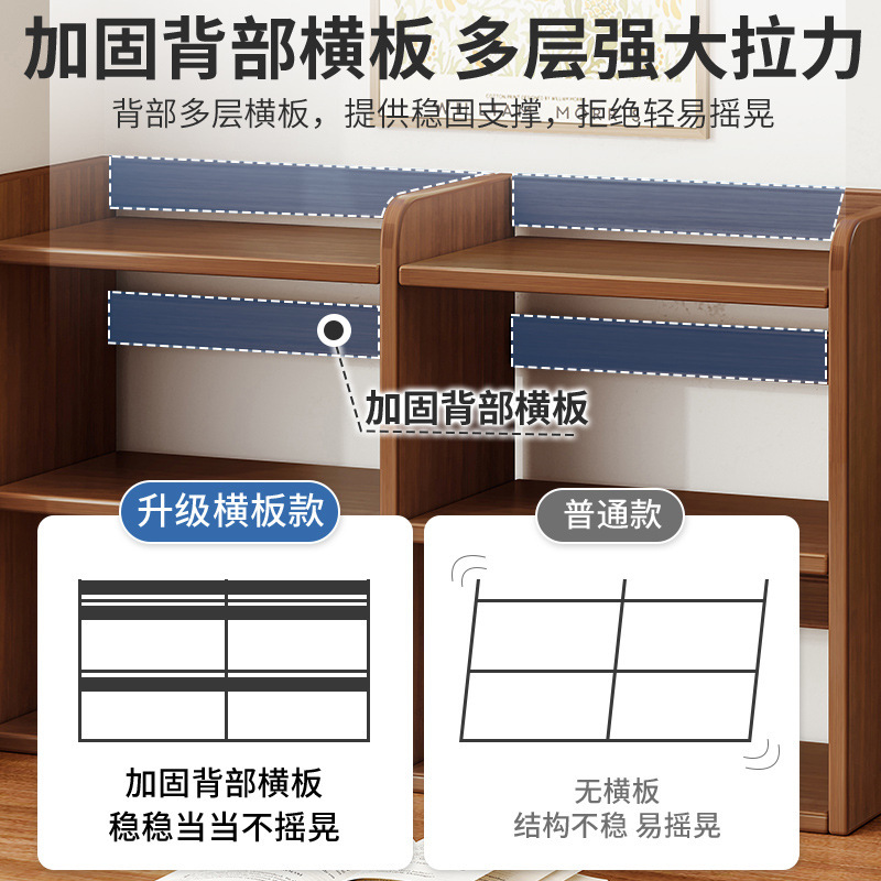 Desktop Bookshelf Storage Rack Household Table Storage Rack Student Desk Small Simple Multi-layer Bookcase Storage