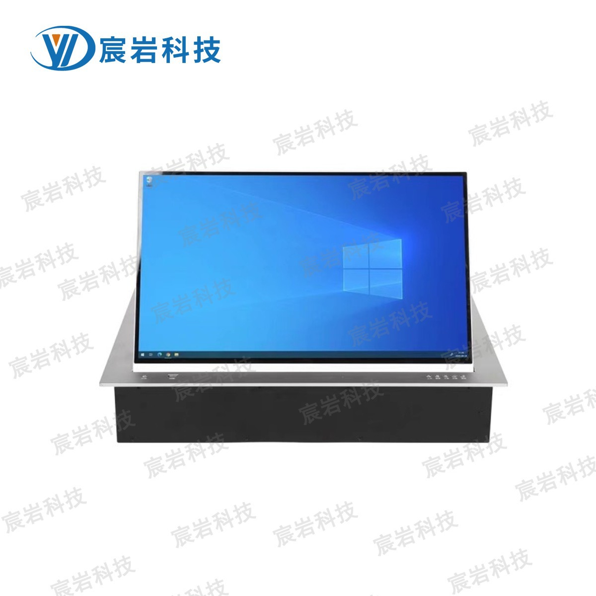 Government and Enterprise Conference Room Adjustable Display Screen Paperless Conference Hidden Adjustable Screen Office Desk Adjustable Display