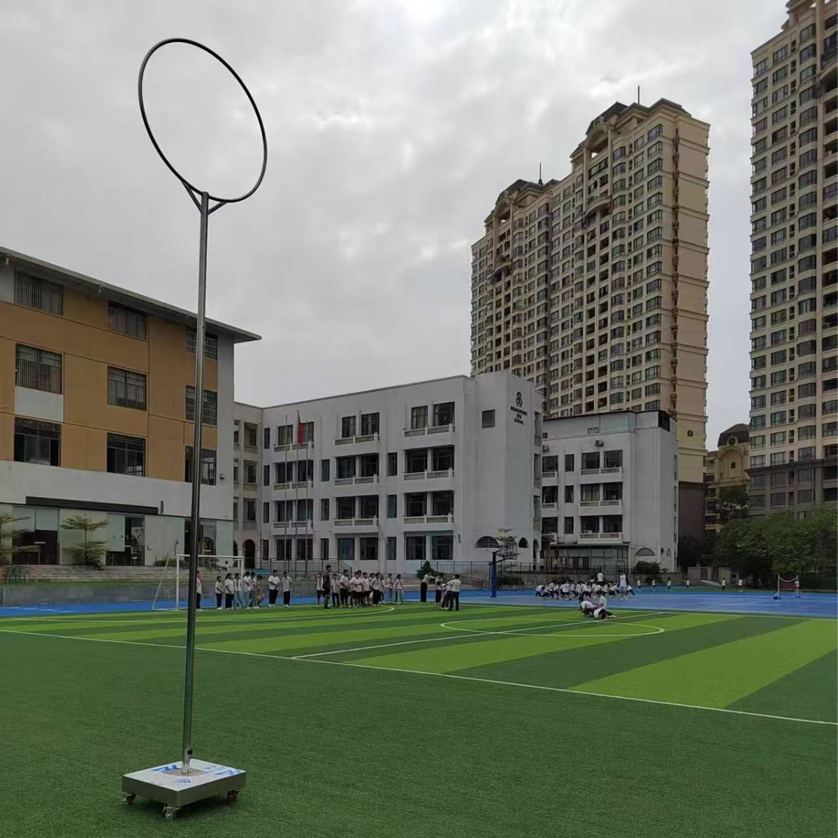 Tall Hydrangea Stand Guangxi Sports High School Entrance Exam Hydrangea Tall Stand 6m Scoring Ball Stand Folk Hydrangea Game Sports