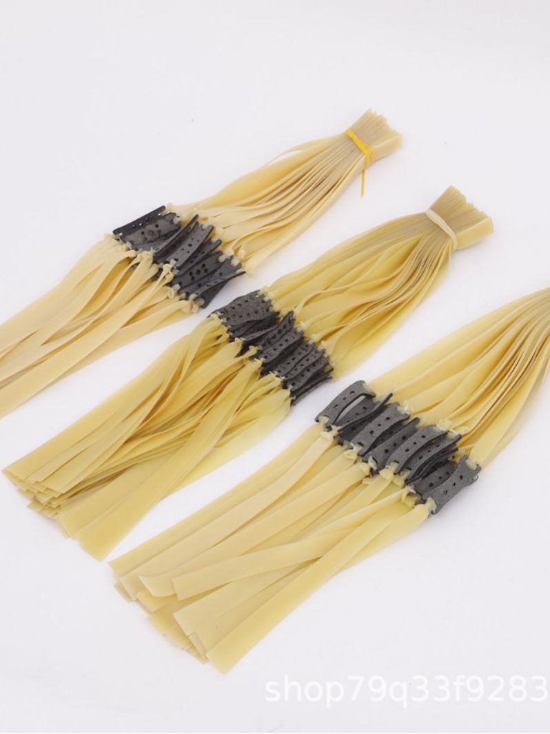 Precision-Tied 2012 Tapered Plain Flat Rubber Band, Anti-Freeze, Thickeneded and Durable, Selected 0.8-2.5 Thickness 22 Long