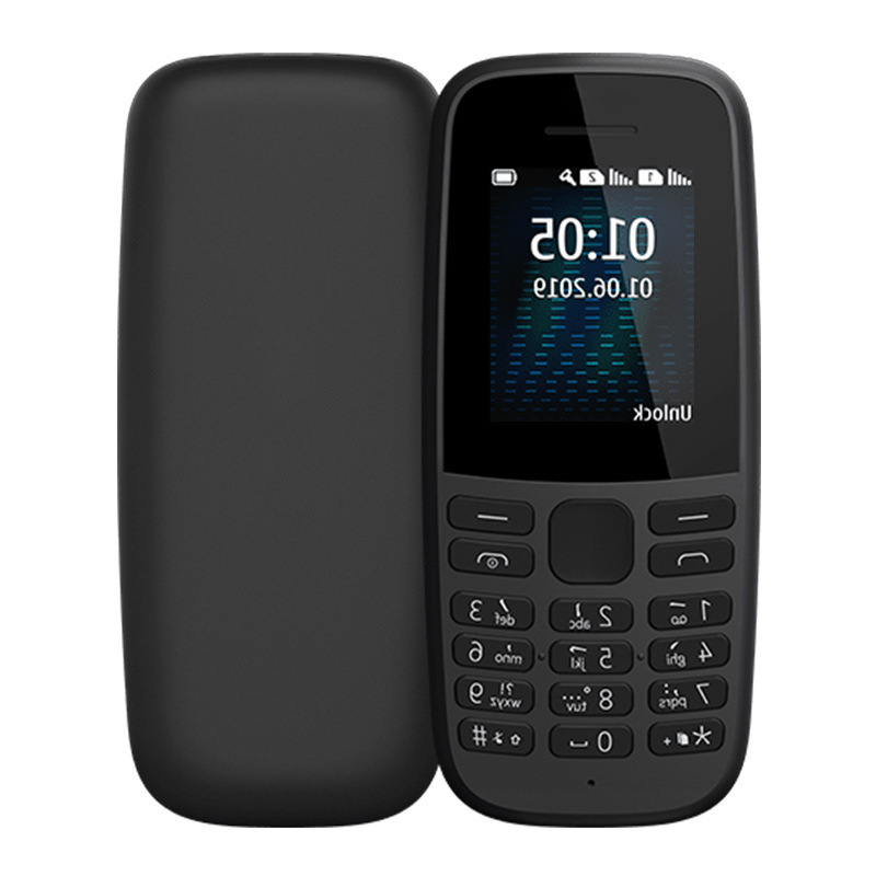 Cross-Border Mobile Phone 105 Elderly Mobile Phone Gsm Dual Card Student Elderly Mobile Phone 2g Button Low Price Small Mobile Phone Factory Direct Sale