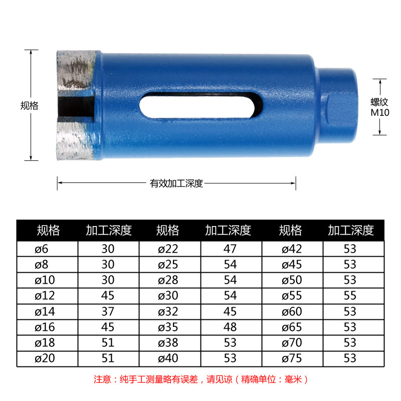 Sintered Marble Glass Ceramic Angle Grinder Hole Opener Tile Drill Bit Pebble Granite Drilling Drill