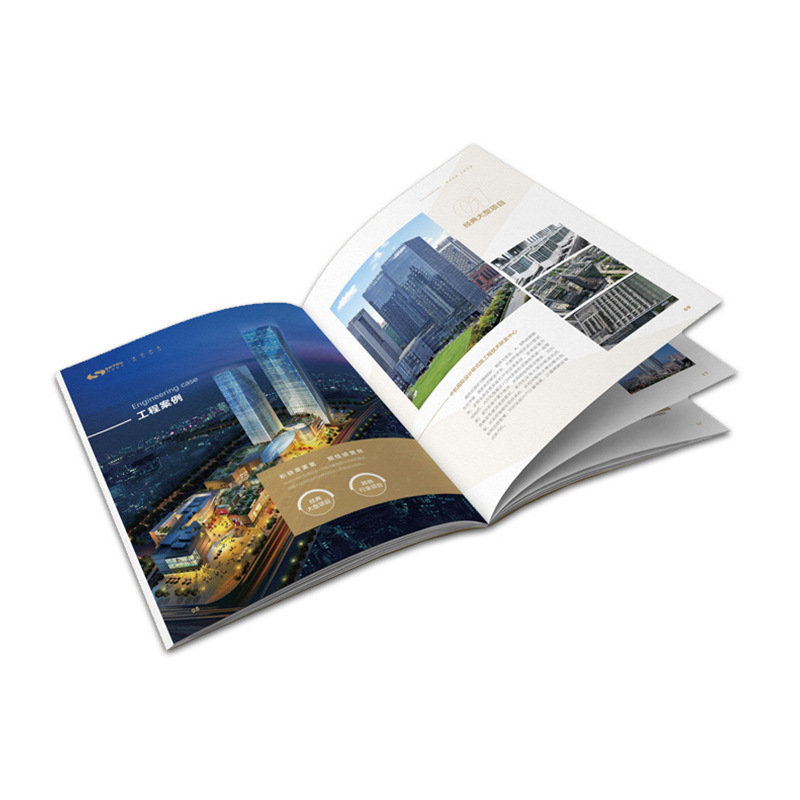 Company Exhibition Brochure Printing Kidsren's Book Catalog Album Design Pb Product Manual Album Printing