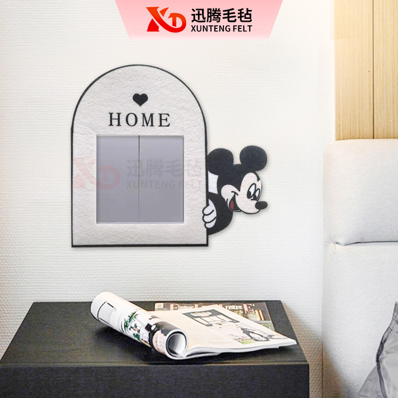 Wholesale Protective Cover Cartoon Character Switch Sticker Anti-Dirty Decorative Household Switch Socket Wall Sticker Frame Cover