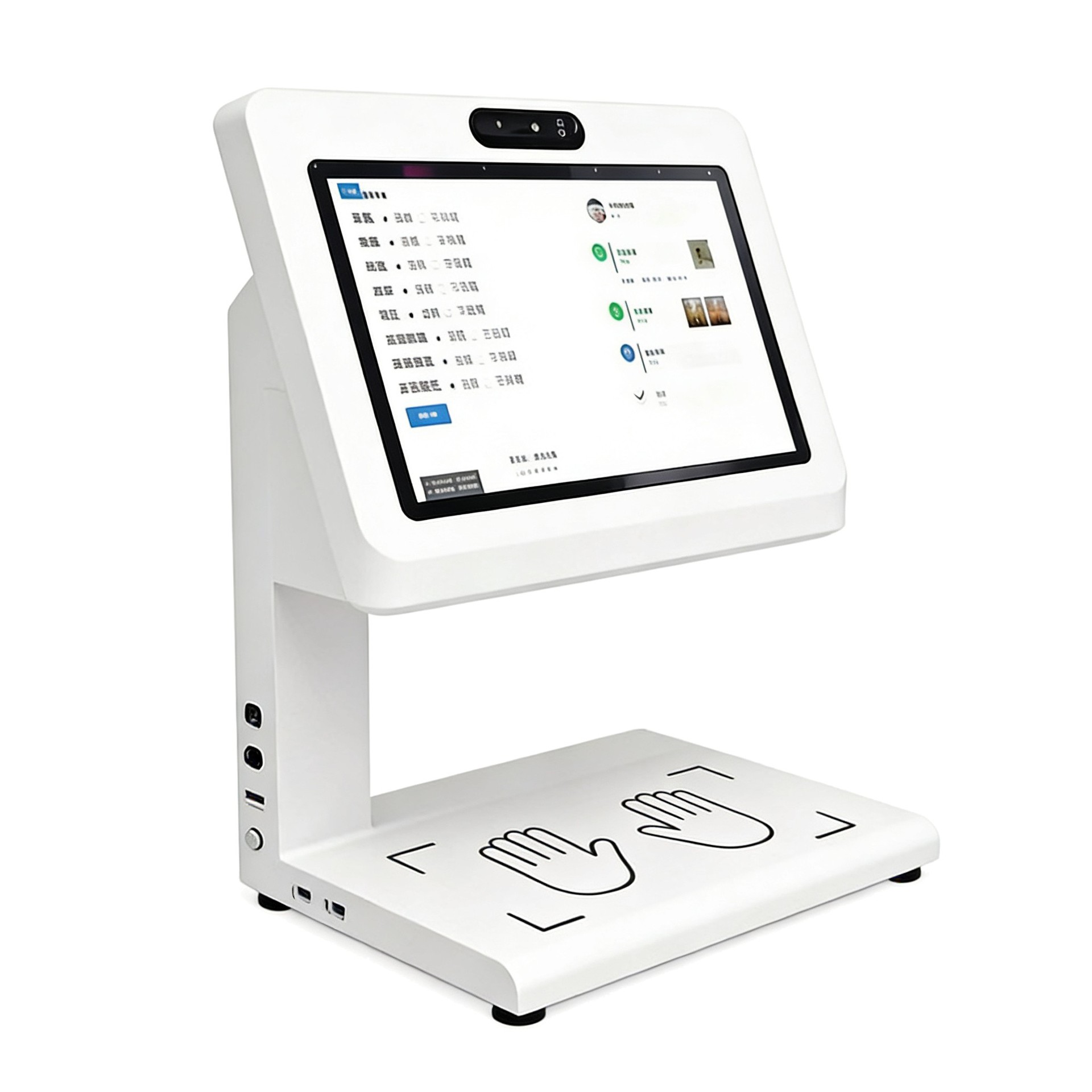 Canteen Morning Check-In Device Ai Facial Recognition Hand Wound Nail Mask Recognition Body Temperature Monitoring School Hospital Agency Electronic