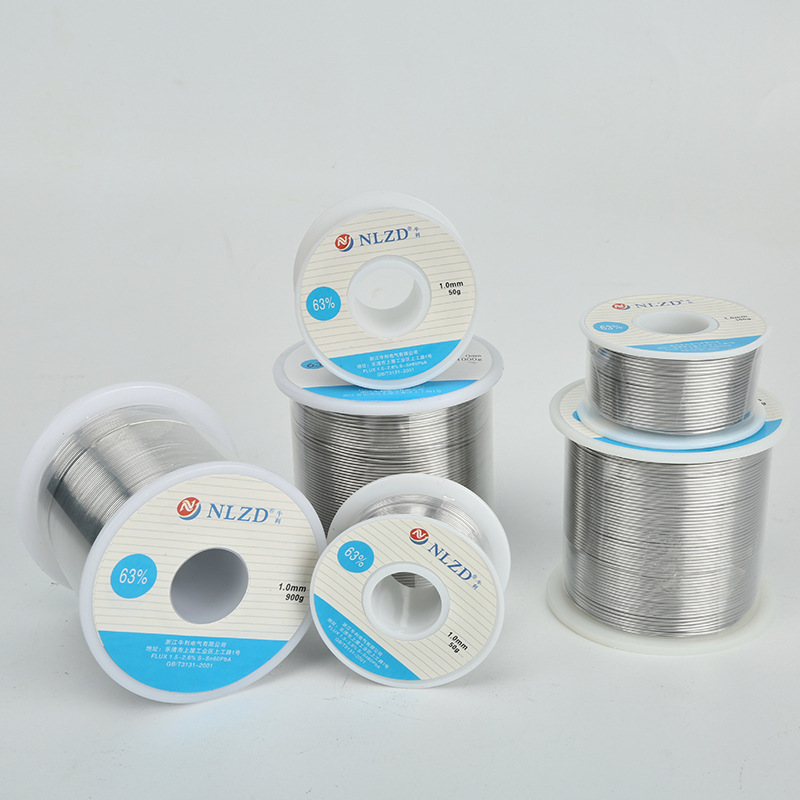 Source Manufacturer High Purity Leaded Solder Wire Sn63 Low Melting Point Rosin Core Solder Wire No-Clean Tin Wire 0.8mm