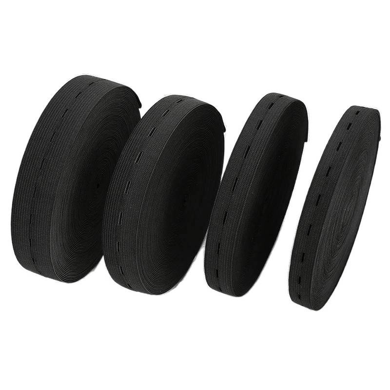 12Mm15Mm19Mm25Mm35Mm Widened Buttonhole with Hole Adjustable Button Rubber Band Elastic Buckle