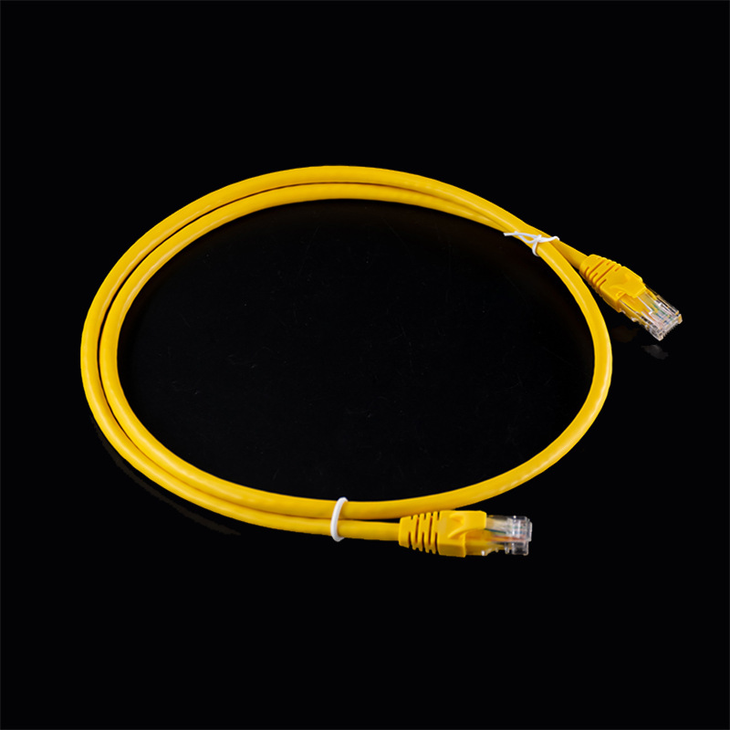 Zhanhong Network Cable Wholesale Category 5E Twisted Pair Cable with Crystal Head 1m for High-Speed Computer Transmission