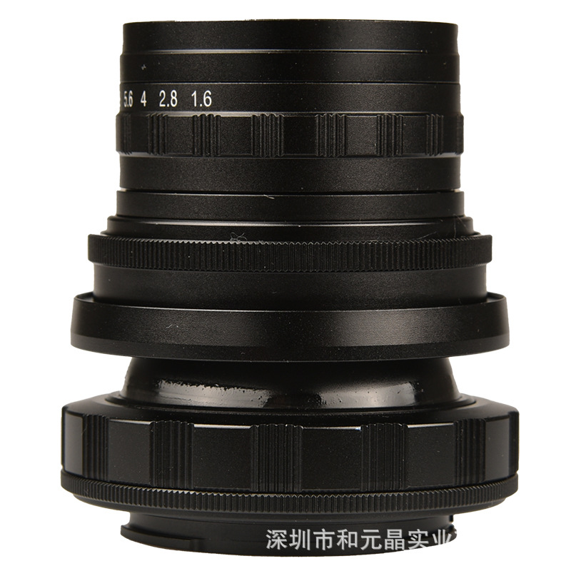50mm F1.6 Ручной фиксированный фокусный объектив Полноформатный 15 градусов наклона 360 градусов вращения Миниатюрная фотография