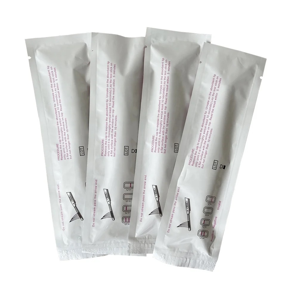 Cross-Border Export Foreign Trade English Pen Pregnancy Test Stick to Test Hcg Amazon Best-Selling Pregnancy Test Pen Hcg Midstream