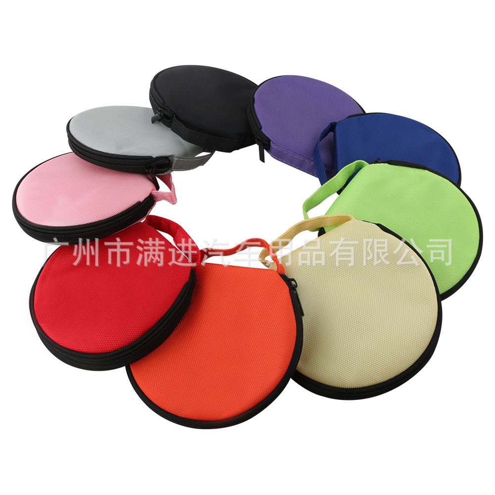 Сумка для CD, большая емкость, оксфордская ткань, сумка для хранения дисков, домашняя, круглая сумка для дисков