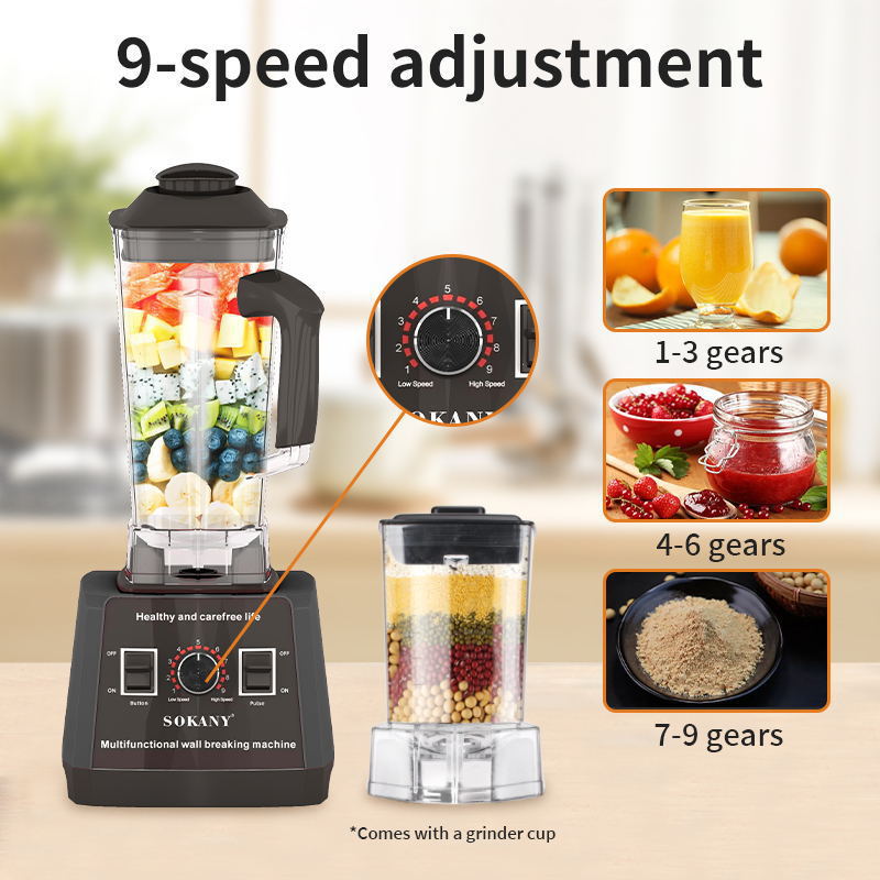 Foreign Trade SOKANY666 Wall Breaking Machine Household Two-in-One Ice Breaking Machine Multi-Purpose Blender